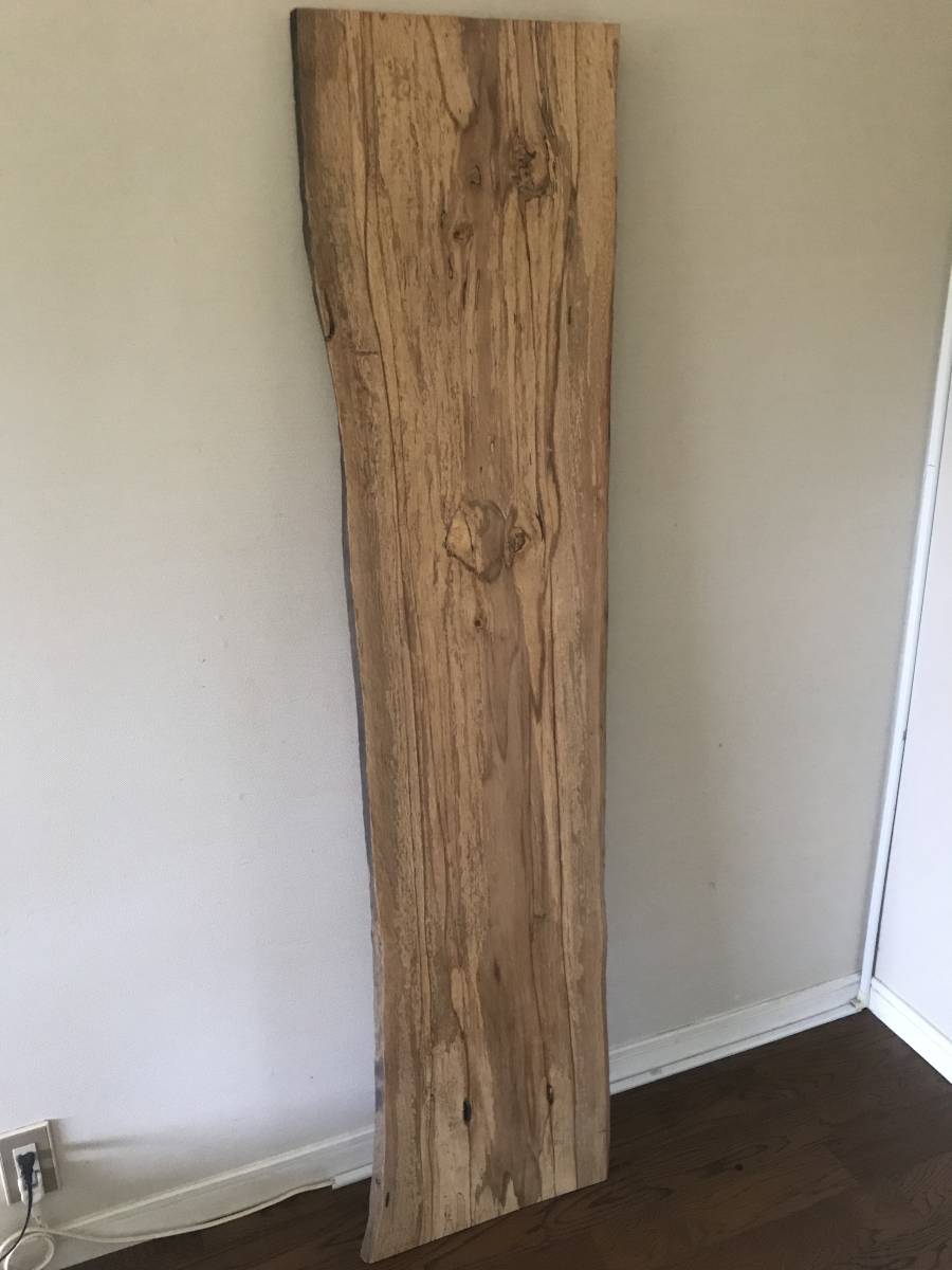 樫 カシ 一枚板 耳付き 無垢材 長さ1590×幅340×厚22mm