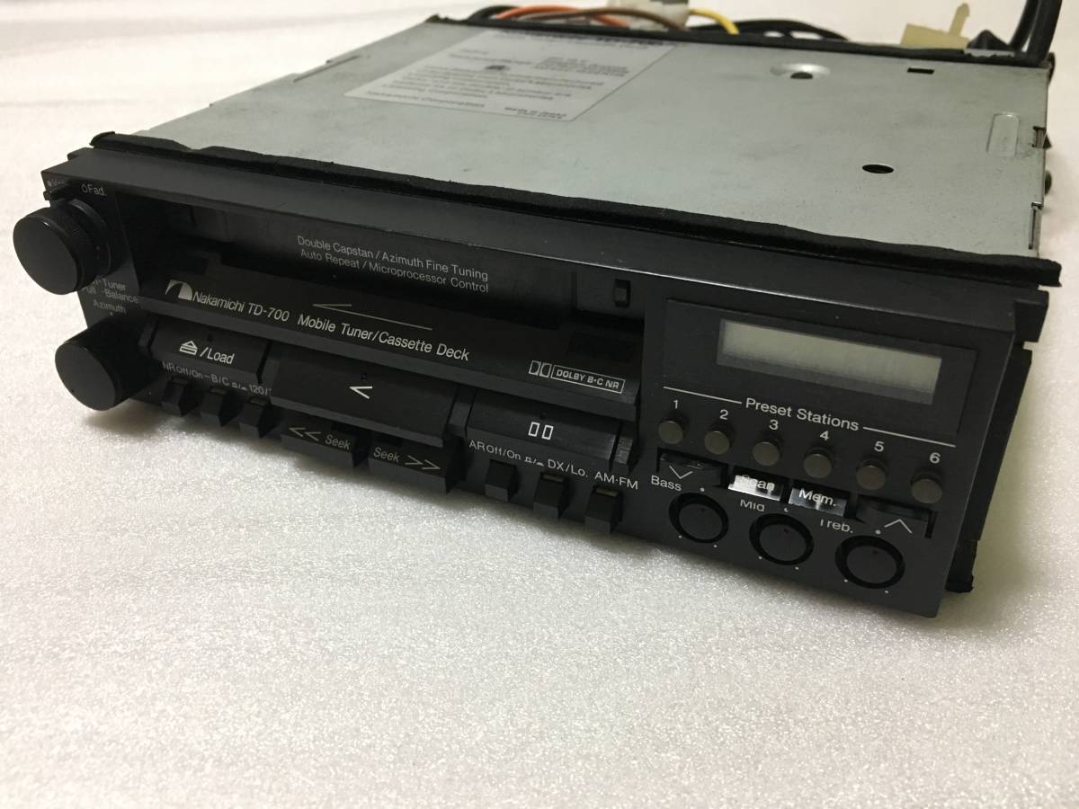 ジャンク品　Nakamichi TD-700 カセットデッキ Nakamiti TD-700 ナカミチ カセットデッキ ジャンク品 ナカミチ