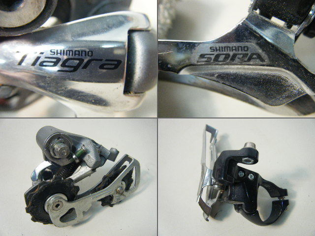 3み62●Shimano シマノ 自転車パーツ色々 ブレーキ FC-CX50 170 シクロクロス クランク Tiagra SORA Minoura ミノウラ ボトルゲージ _4