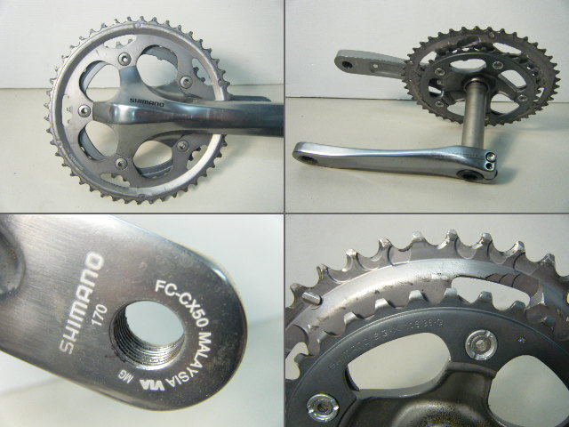 3み62●Shimano シマノ 自転車パーツ色々 ブレーキ FC-CX50 170 シクロクロス クランク Tiagra SORA Minoura ミノウラ ボトルゲージ _6