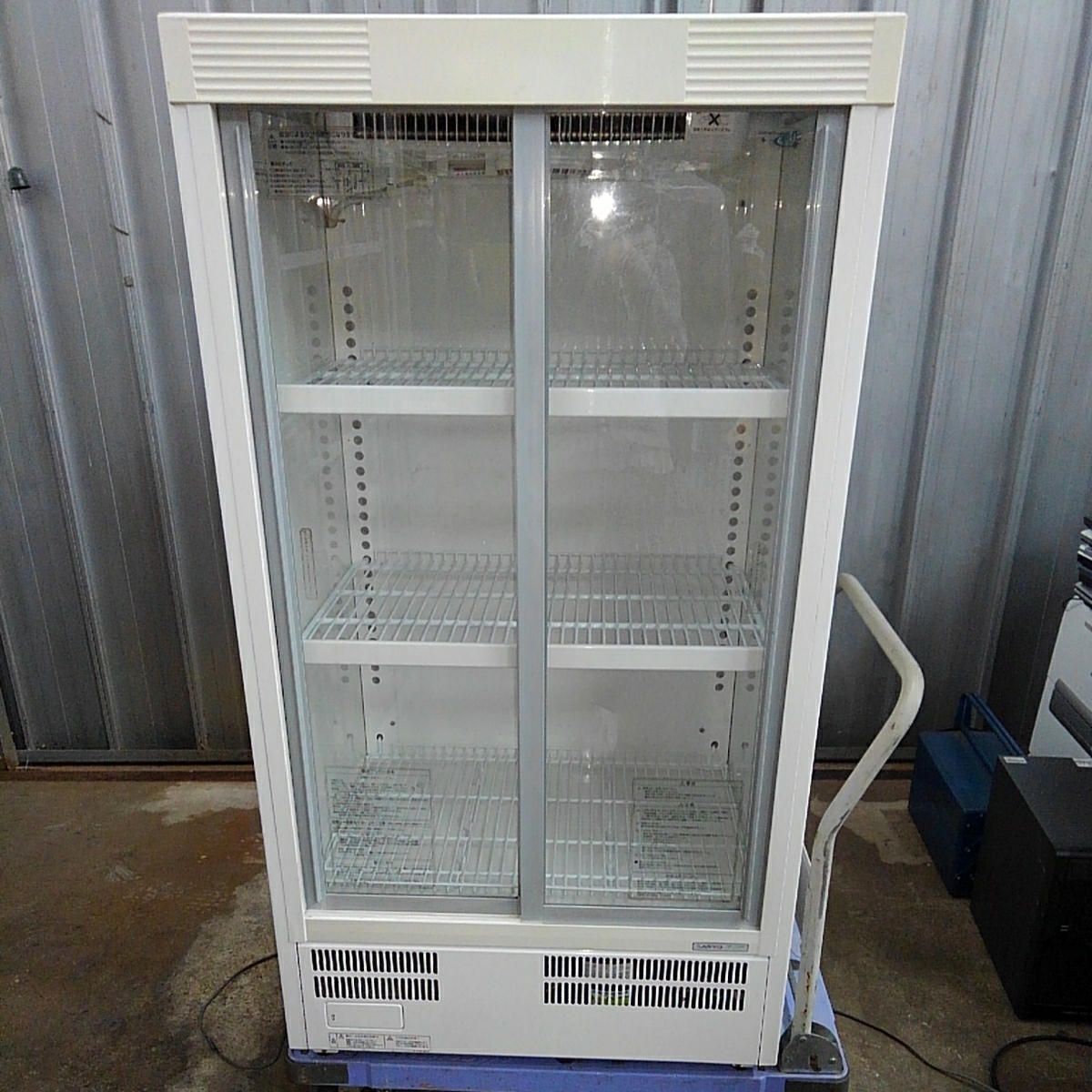 冷蔵ショーケース サンヨー SANYO 1175-0) SMR-U35 W600×D450×H800 64L 