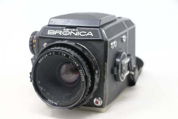 希少 美品 ゼンザ ブロニカ MODEL C 中判 ニコン 75mm 1:2.8 希少