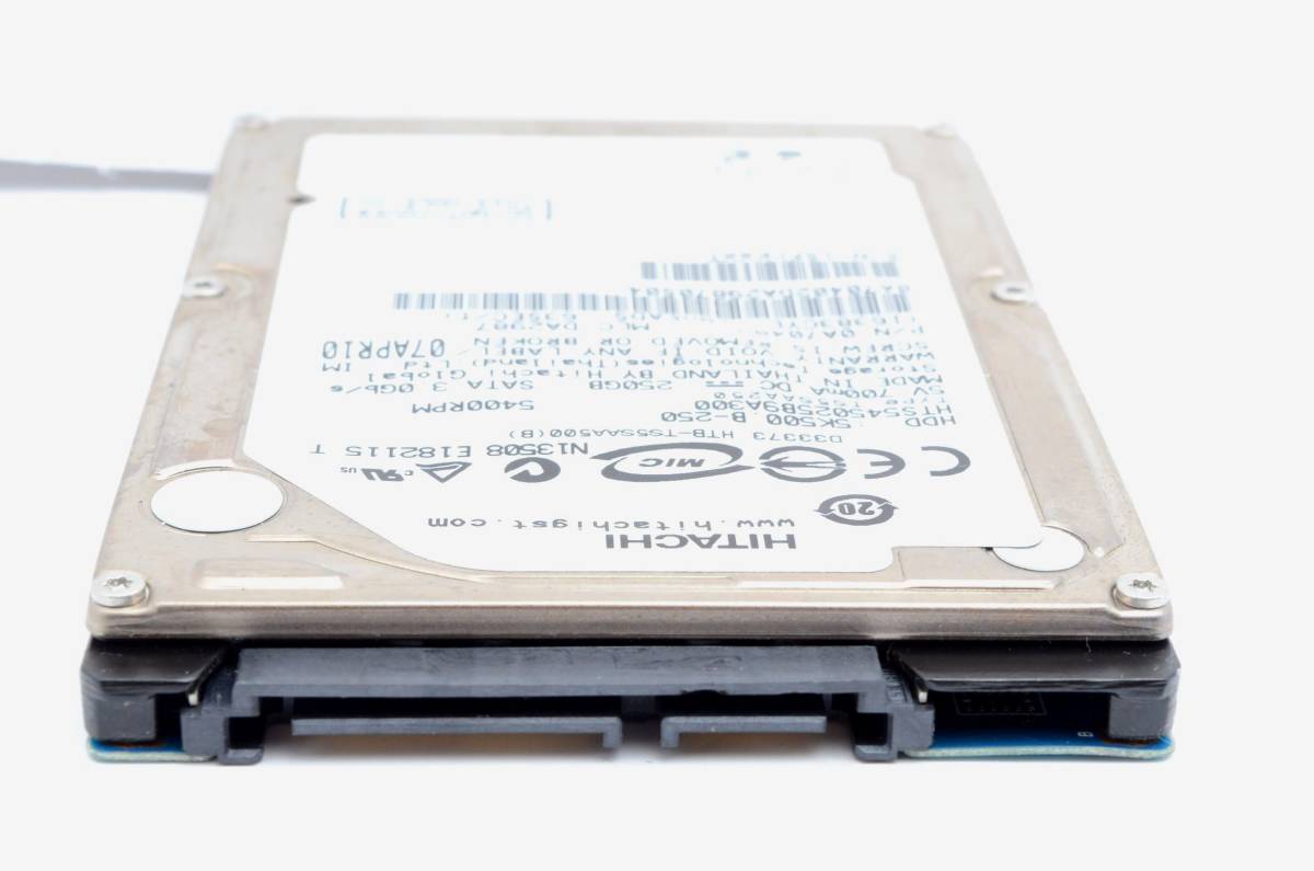 CrystalDiskInfo 正常 送料225円から 3台セット 日立 Hitachi 5K500 B-250 ...