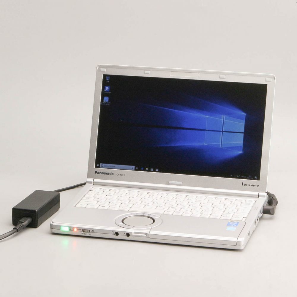 1円開始 Panasonic Let's note CF-NX3 Core i3 4010U 1.7GHz 4GB 320GB Win10 Pro 保証付き