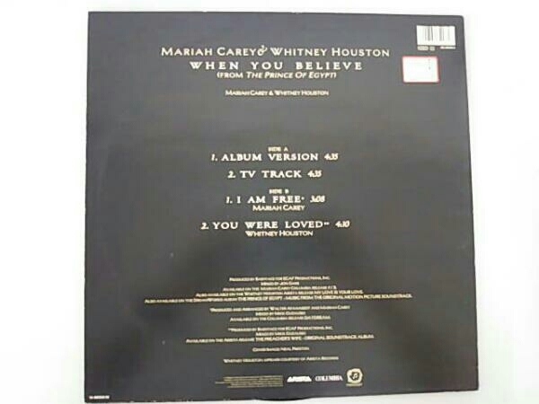 輸入盤・LP】MARIAH CAREY&WHITNEY HOUSTON マライア・キャリー
