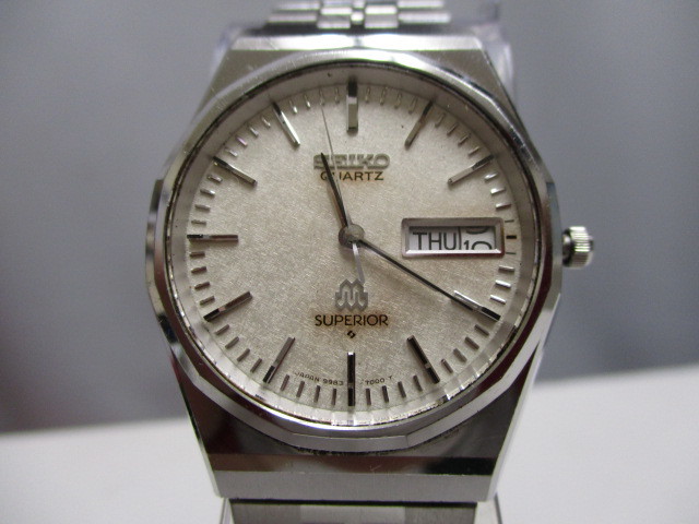 Seiko Superior 9983-7000 Quartz Twin Stainless 0 Watch – steel 