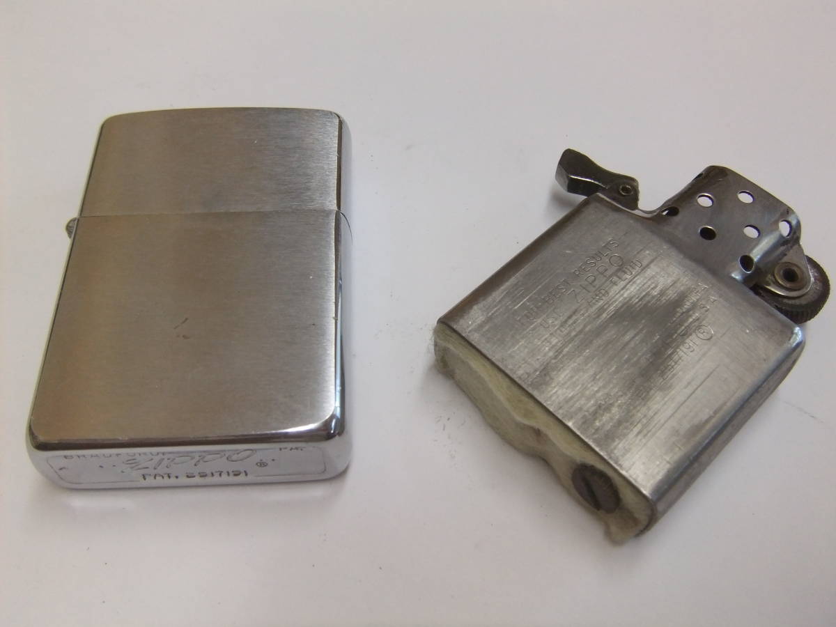 Yahoo!オークション (ライター) の落札相場・落札価格 「1962」Zippo 