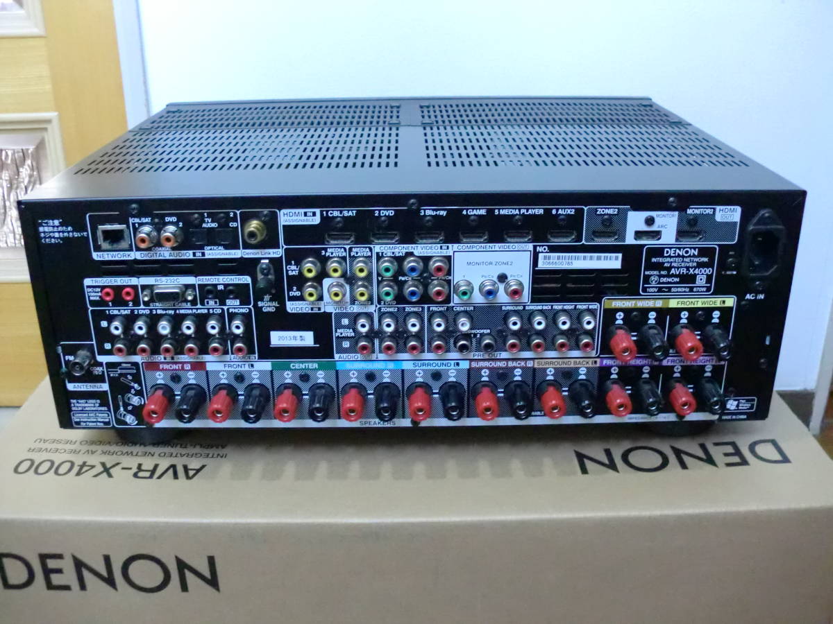 AVR-X4000 AVアンプ DENON オーディオ機器 DENON(デノン)AVアンプ