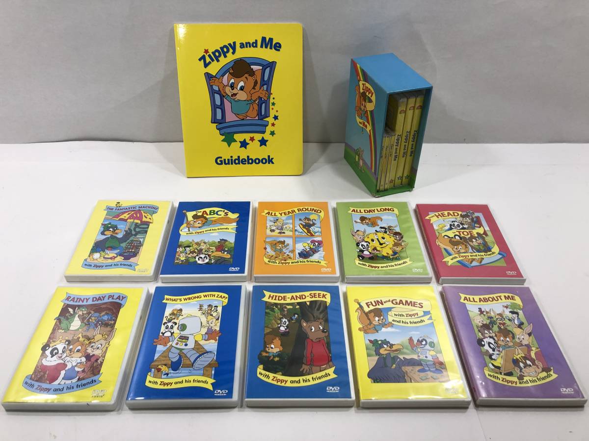 1435/ DWE ディズニー英語 Zippy and Me Zippy his Friends DVDセット