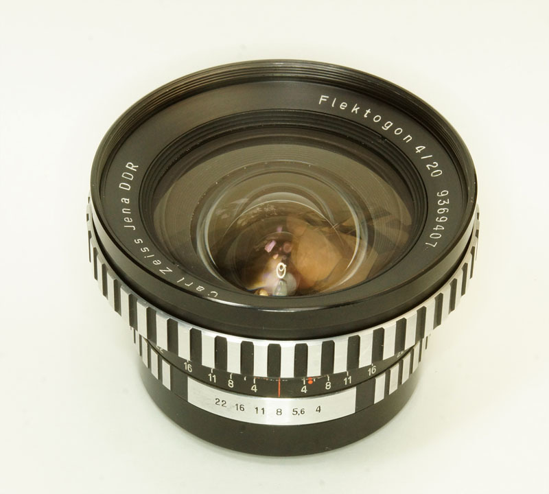 ドイツ製 Carl Zeiss Jena Flektogon 4/20 M42 15NB-407ゼブラ 超広角