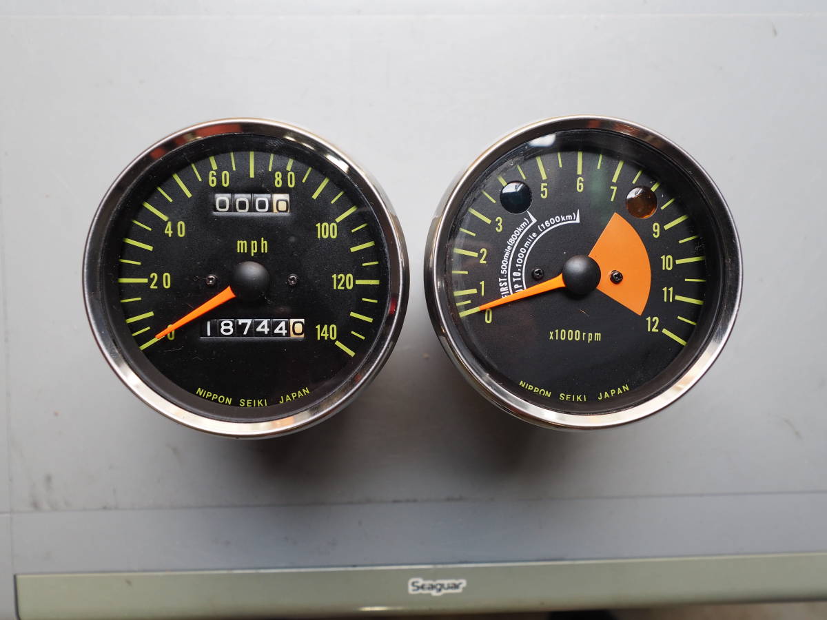 ☆彡マッハ 750SS H2 72年 初期型 スピードメーター＆タコメーター