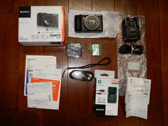 Cyber-shot DSC-HX60V+純正アクセサリーキット ACC-TRBX(保証有り、欠品無し)_1