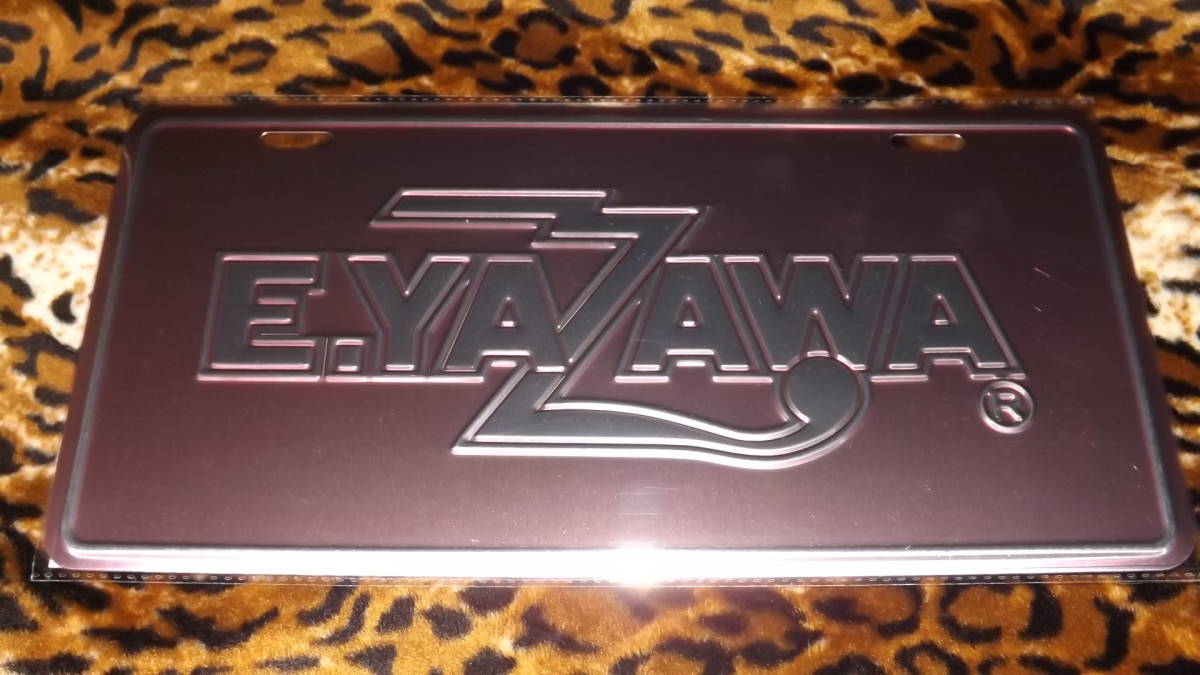 ★矢沢永吉★ナンバープレート★シルバー・金文字★ Amazon.co.jp: 矢沢永吉（EIKICHI YAZAWA）ナンバープレート(ロゴ