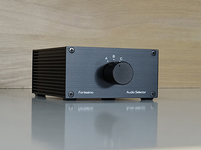AKAI テープデッキセレクター“DS-5” ブラックモデル セイデン社金メッキロータリーSW採用 ラインセレクター F-3LBS