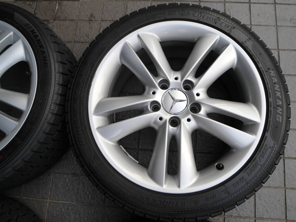 □メルセデスベンツ純正17インチ W209□225/45R17スタッドレスタイヤ 