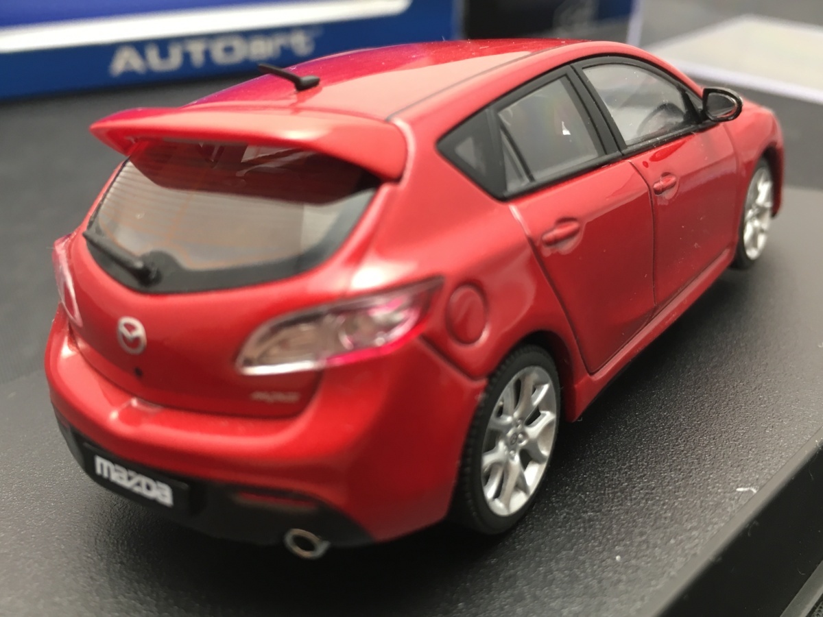 AUTOart オートアート 1/43 MAZDA 3 MPS マツダ アクセラ レッド ユーズド