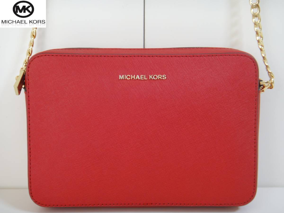  1円 超 MICHAELKORSマイケルコースレザーショルダーバッグ レッド(その他)｜売買されたオークション情報、yahooの商品情報をアーカイブ公開 - オークファン その他