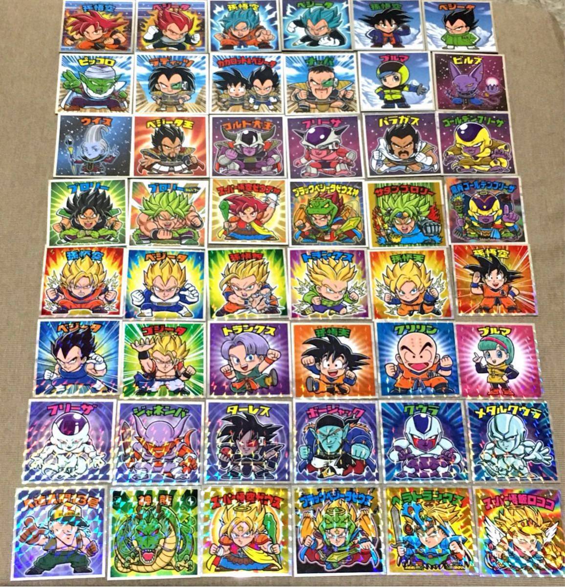 ドラゴンボールマン フルコンプ コレクターシール 全48種類 Z＋超 超