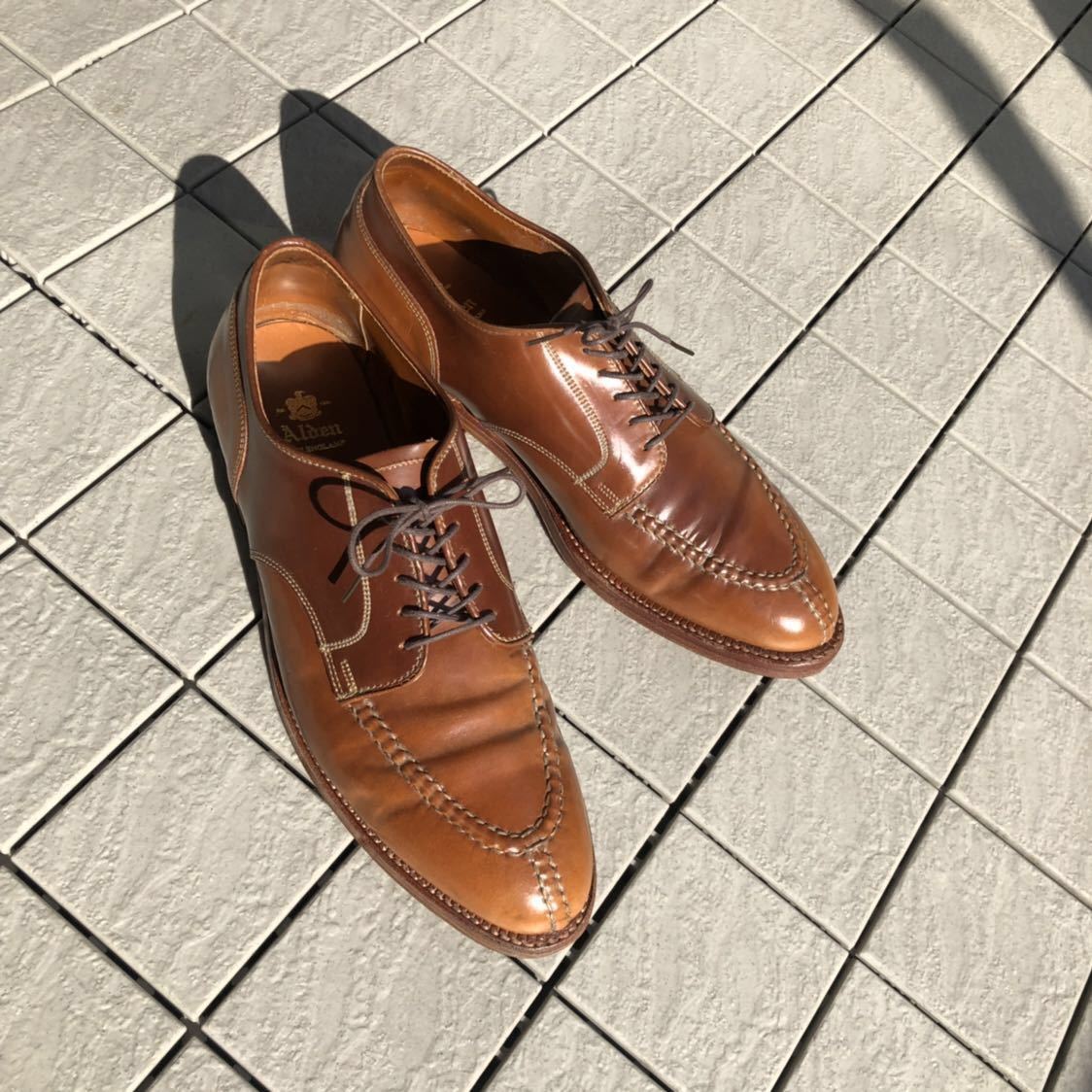 美品 オールデン ウイスキー コードバン NST アバディーンラスト ALDEN 