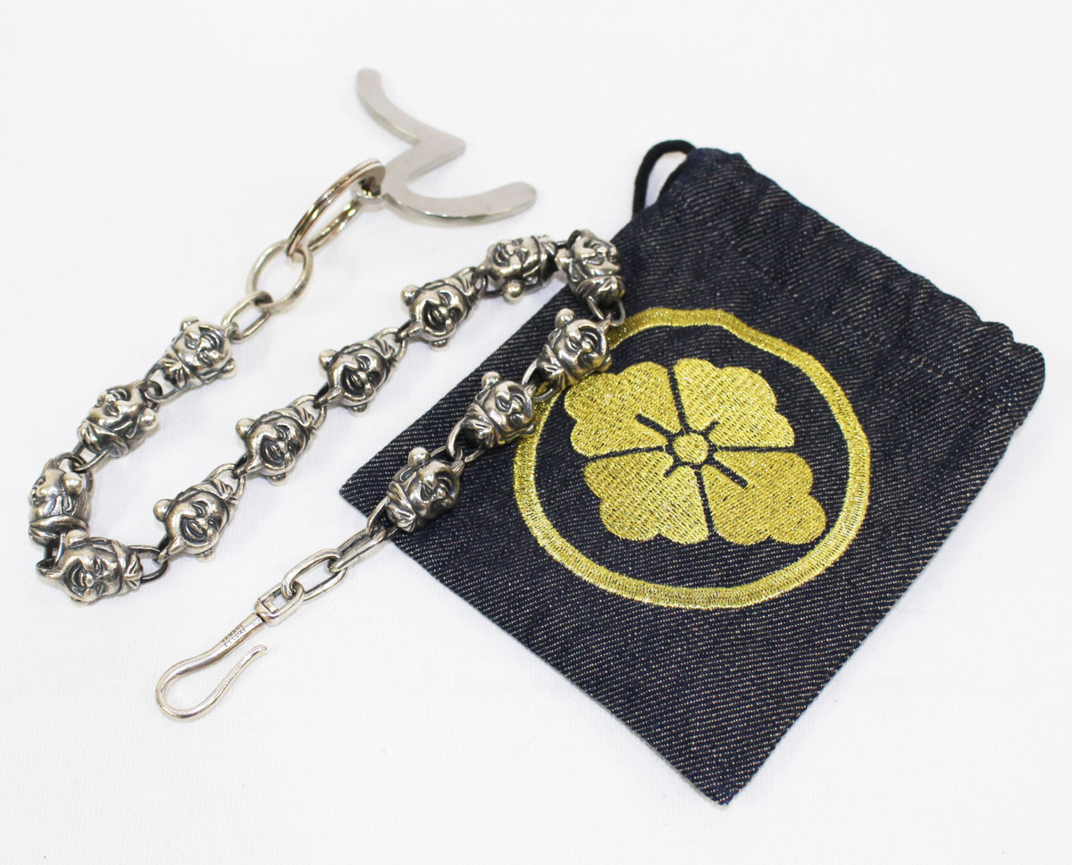 EVISU エヴィス カモメトラッカーウォレット ロングウォレット 黒 