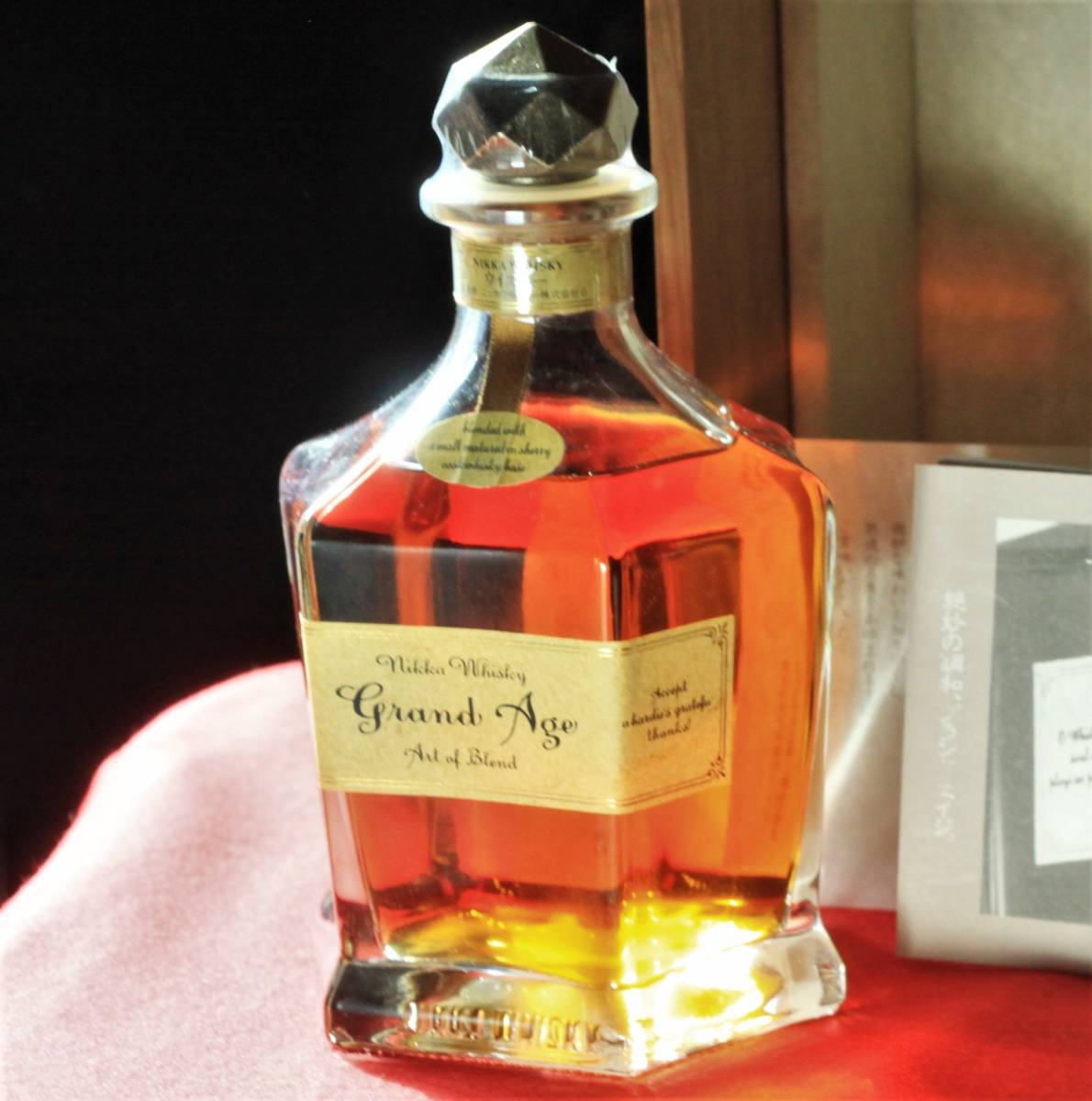 飲料・酒 と*お様 ニッカウイスキー Grand Age 750ml 木箱入り