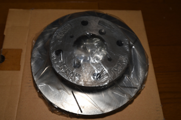 カプチーノ用　ハーフウェイ製　前後スリットブレーキローターセット　絶版_3