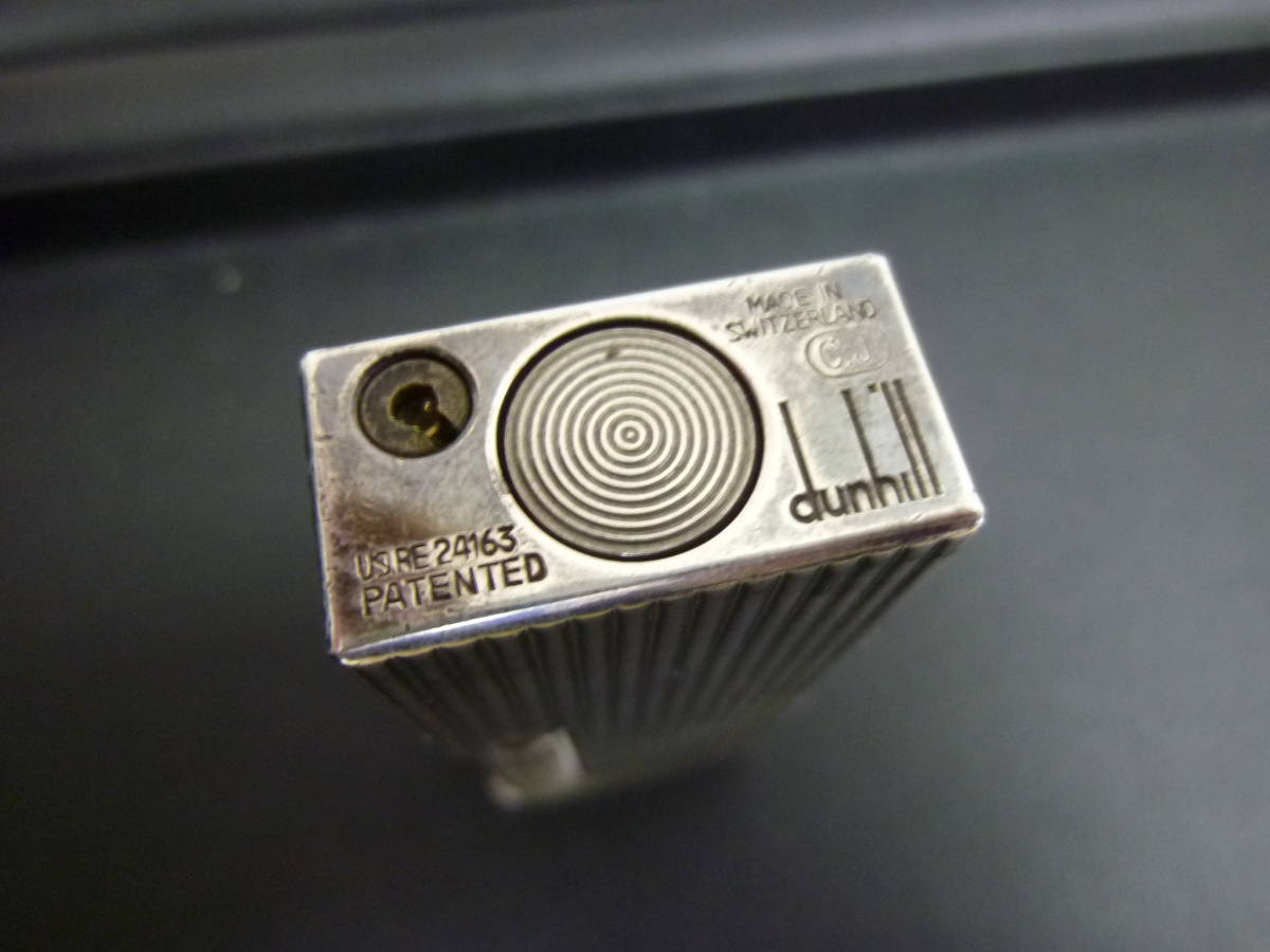 ダンヒル ガスライター dunhill ローラー ライター スリム型 箱付 公式 