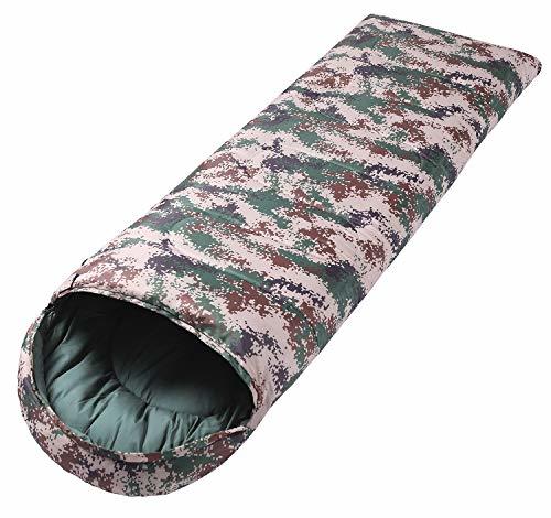 【　残り一個　】色グリーン 2.5KG 寝袋 冬用 封筒型シュラフ ダウン寝袋 1800g高級ダウン【最低温度-15度】 スリーピ