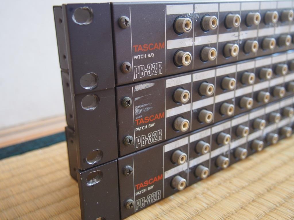 TASCAM パッチベイ PB-32P 2台セット BEHRINGER PX2000 / Tascam pb