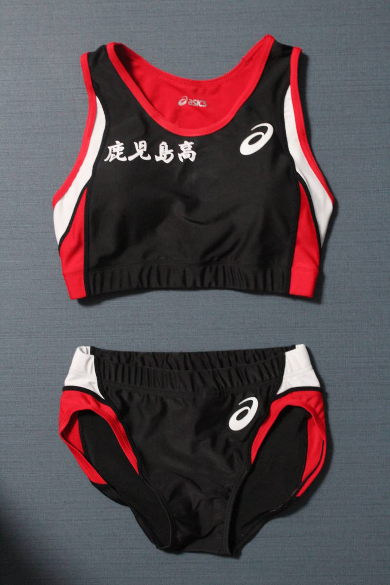 鹿○島高 上下ユニホーム 女子陸上 ☆中古品☆
