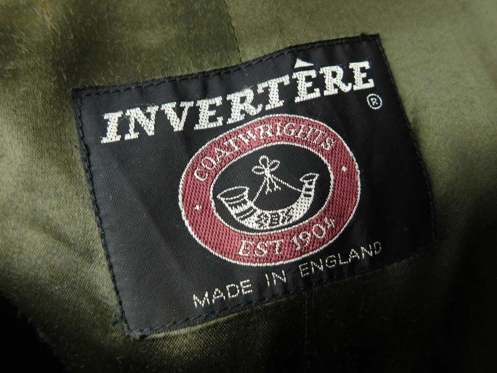 【上品】 80s90s INVERTERE インバーティア ミックス ツイード ウール ステンカラーステンカラーコート バルマカーンコート