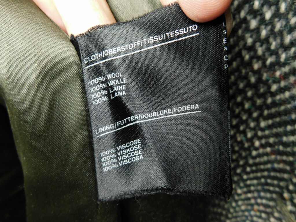 【上品】 80s90s INVERTERE インバーティア ミックス ツイード ウール ステンカラーステンカラーコート バルマカーンコート