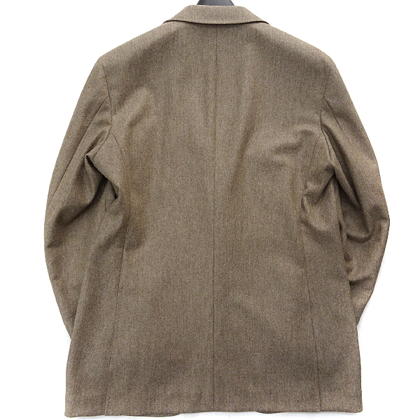 新品 定価8.9万 ポールスチュアート 日本製 フランネル ウールジャケット 48 (L) 茶 【J54003】 Paul Stuart ブレザー 秋冬 メンズ Nikkei セール magazine掲載BAKER MODELウールフランネルダブルブレストスーツ フランネルチョアジャケット(ブルゾン)｜Paul Stuart(ポール