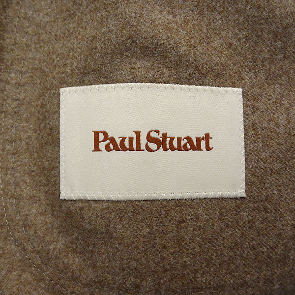 新品 定価8.9万 ポールスチュアート 日本製 フランネル ウールジャケット 48 (L) 茶 【J54003】 Paul Stuart ブレザー 秋冬 メンズ Nikkei セール magazine掲載BAKER MODELウールフランネルダブルブレストスーツ フランネルチョアジャケット(ブルゾン)｜Paul Stuart(ポール