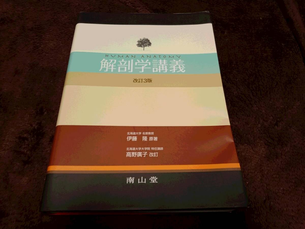 解剖学講義 通販 - |本 伊藤 廣子 隆, 高野 メルカリ 改訂3版 改訂第