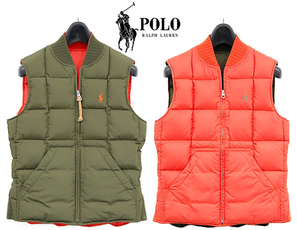美品 ポロ ラルフローレン Polo Ralph Lauren 軽量撥水 リバーシブル