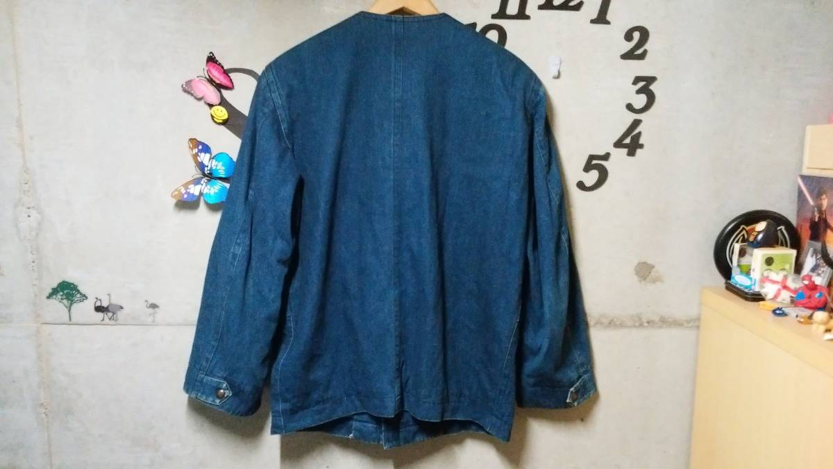 ショッピング特売 ISSEY MIYAKE デニムジャケット S BL イッセイミヤケ 