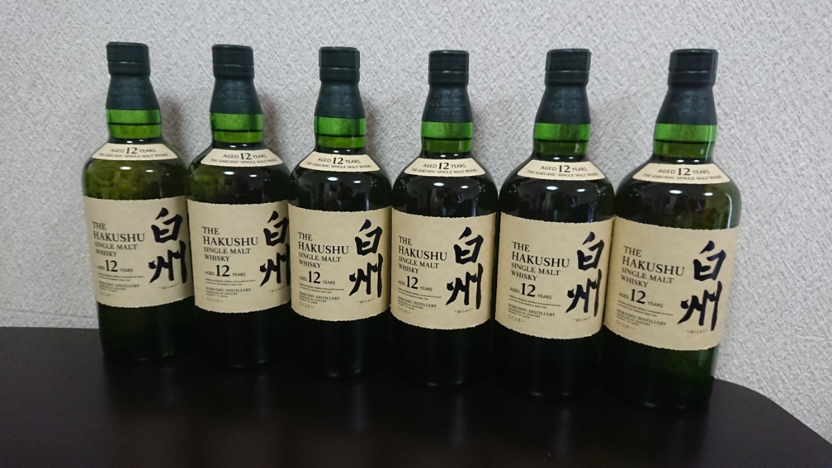 白州12年 新品 未開封 白州12年 6本セット サントリー ウイスキー 即決あり