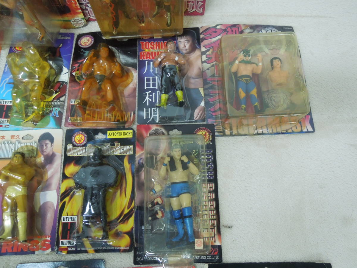 (D32-(23)) プロレスラー フィギュア SMACK 天龍源一郎 高田延彦 川田利明 アントニオ猪木 等 30体セット 