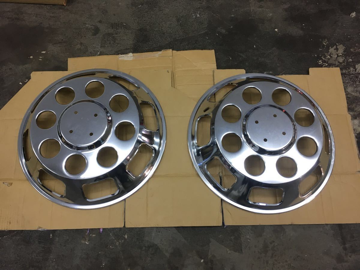 当時物 大型トラック ホイール キャップ カバー デコトラ レトロ 22.5