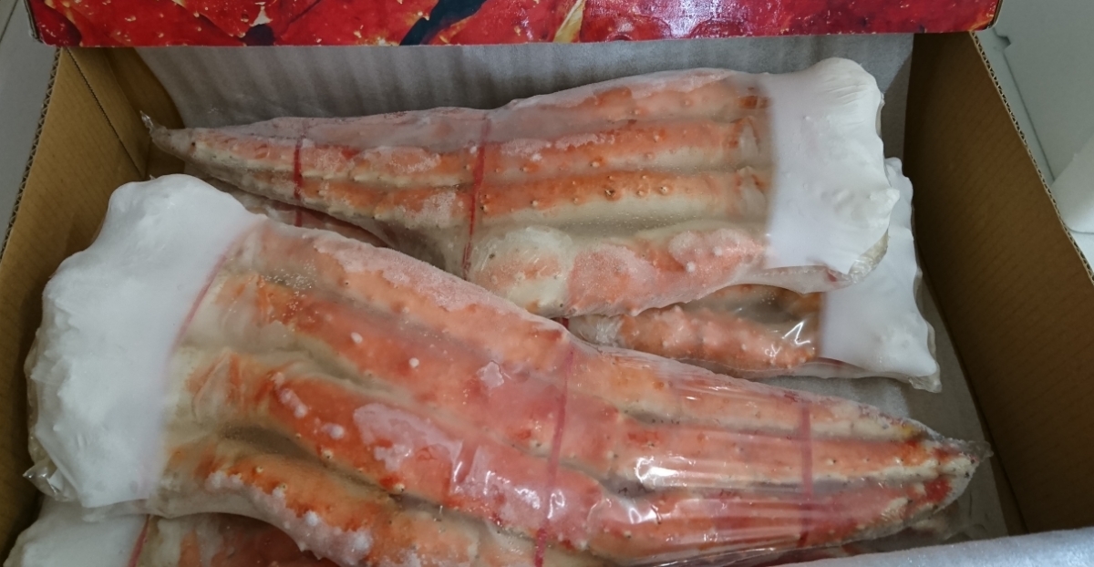特大ボイル本たらば蟹の足1肩シュリンク1.2kg以上！ | タラバガニ肩脚
