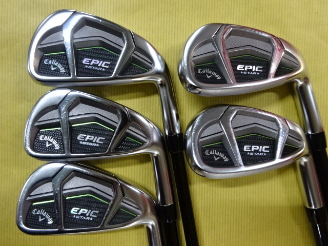 ゆ*ー様 Callaway　EPIC　SPEEDER 　アイアン5本セット　フレ 中古】 キャロウェイ EPIC STAR アイアン 5本 R Speeder_EVO