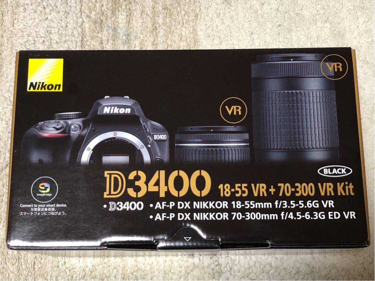 Yahoo!オークション - 「d3400 ダブルズームキット」の落札相場・落札 