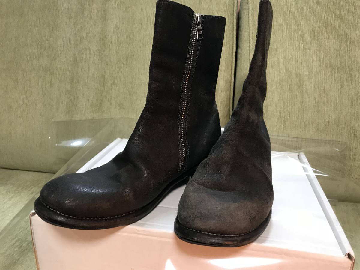 GUIDI グイディ サイドジップ ブーツ 698 size.41 