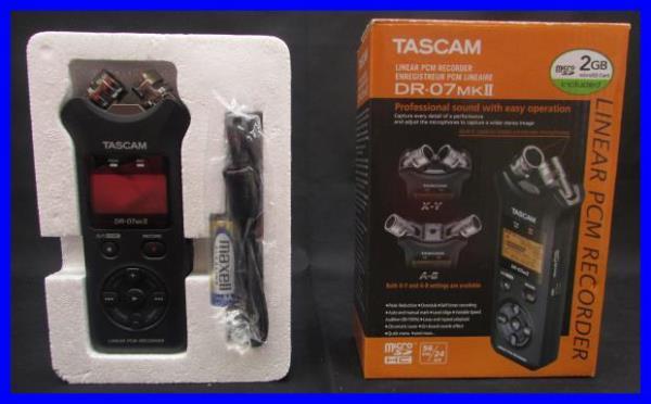TASCAM リニアPCMレコーダー | DR-07MKII タスカム (日本) 24bit⁄96kHz