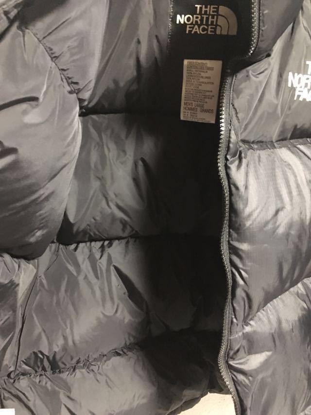 90's THE NORTH FACE NUPTSE JACKET L ヌプシジャケット 700フィル ダウンジャケット ブラック nf002yo 90年代_7