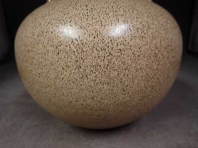 A-110　新開寛山　寿彩　花瓶　共箱_5