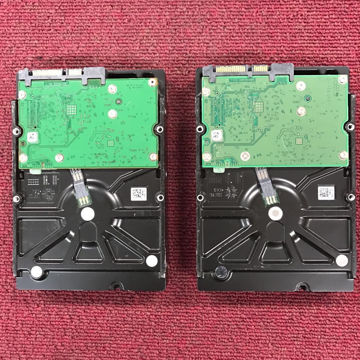 SATA Seagate ST2000NM0033-9ZM175 3.5インチHDD 2TB(2000GB)x2台 7200rpm