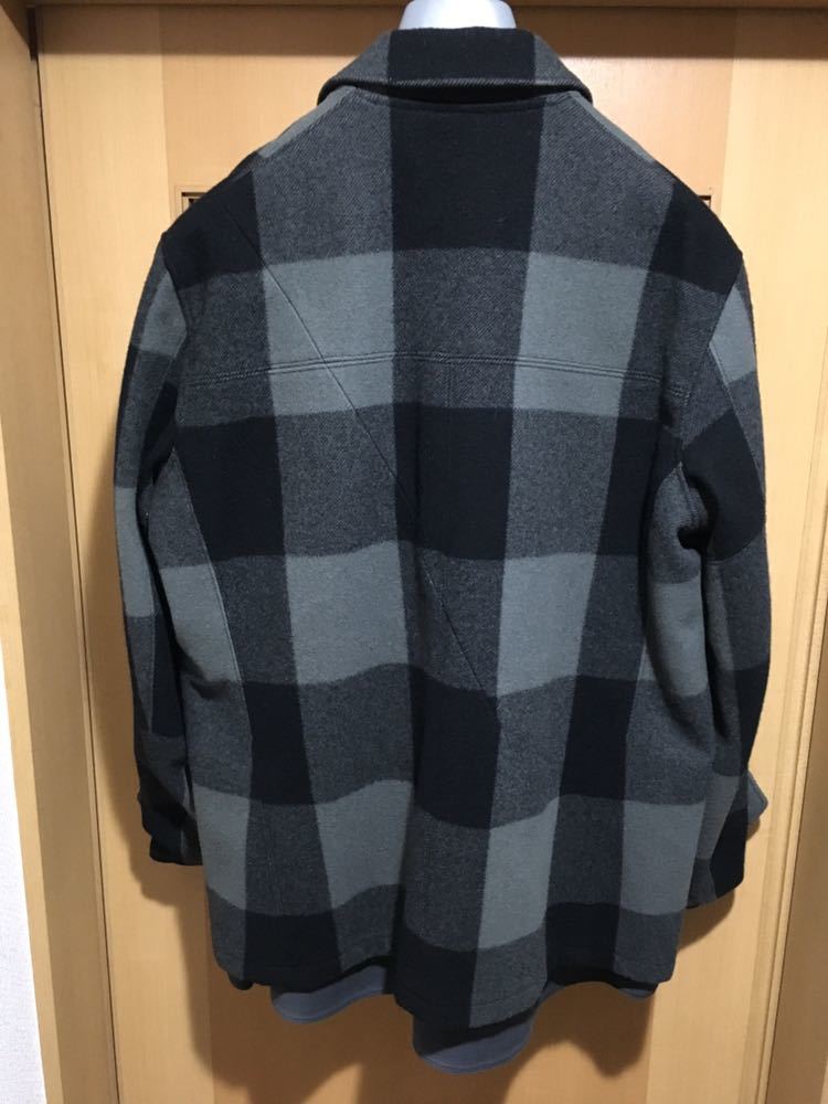 アンダーカバー undercover レイヤードコート コート ブロックチェック