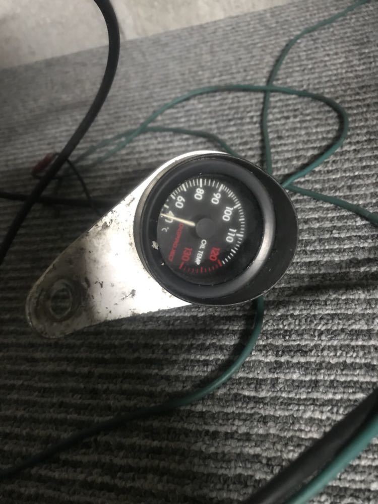 ゼファー400 油温計 オイルテンプメーター ゼファー ゼファー750 真鍮